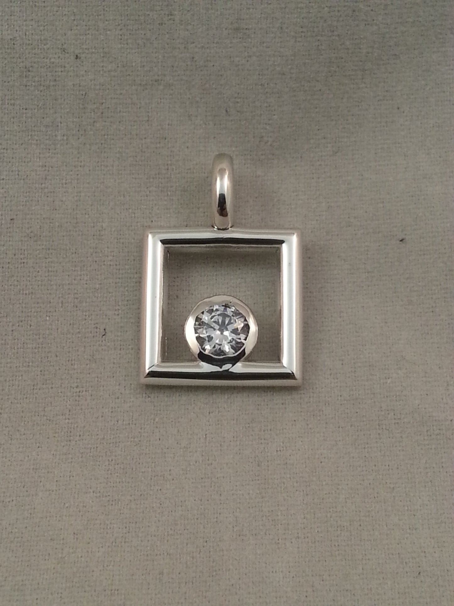 April Keepsake Sterling silver pendant - Lannan Jewelry