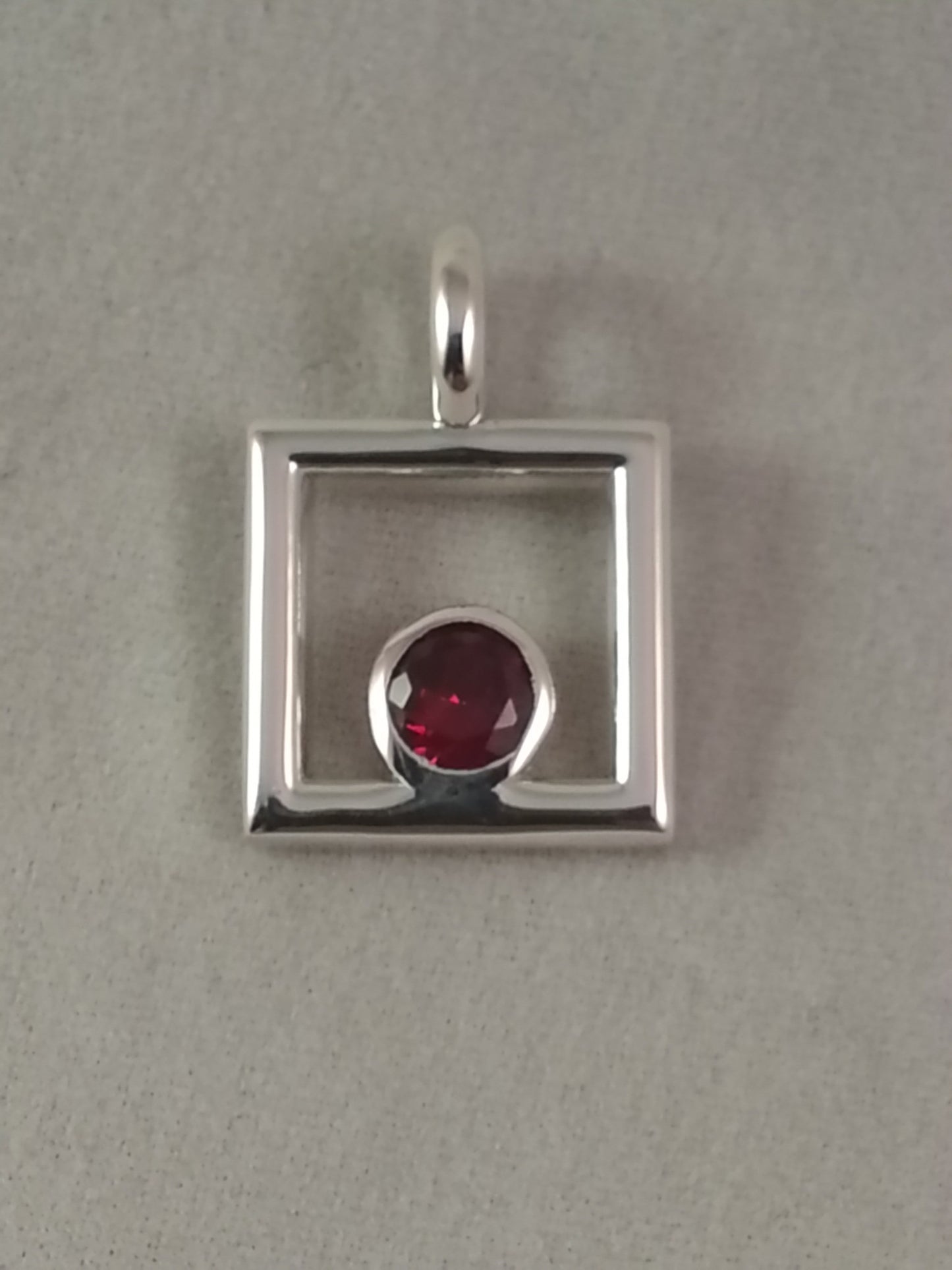 January Keepsake Sterling silver pendant - Lannan Jewelry