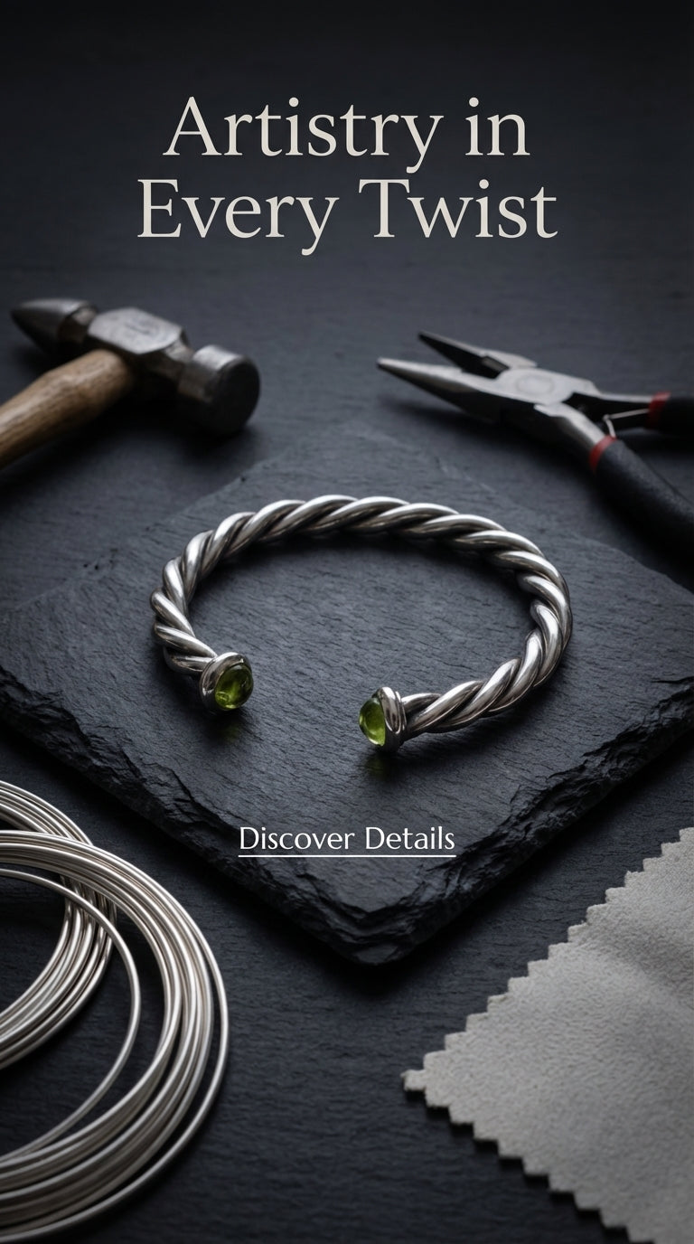 Twisted Bracelets from Lannan silver works