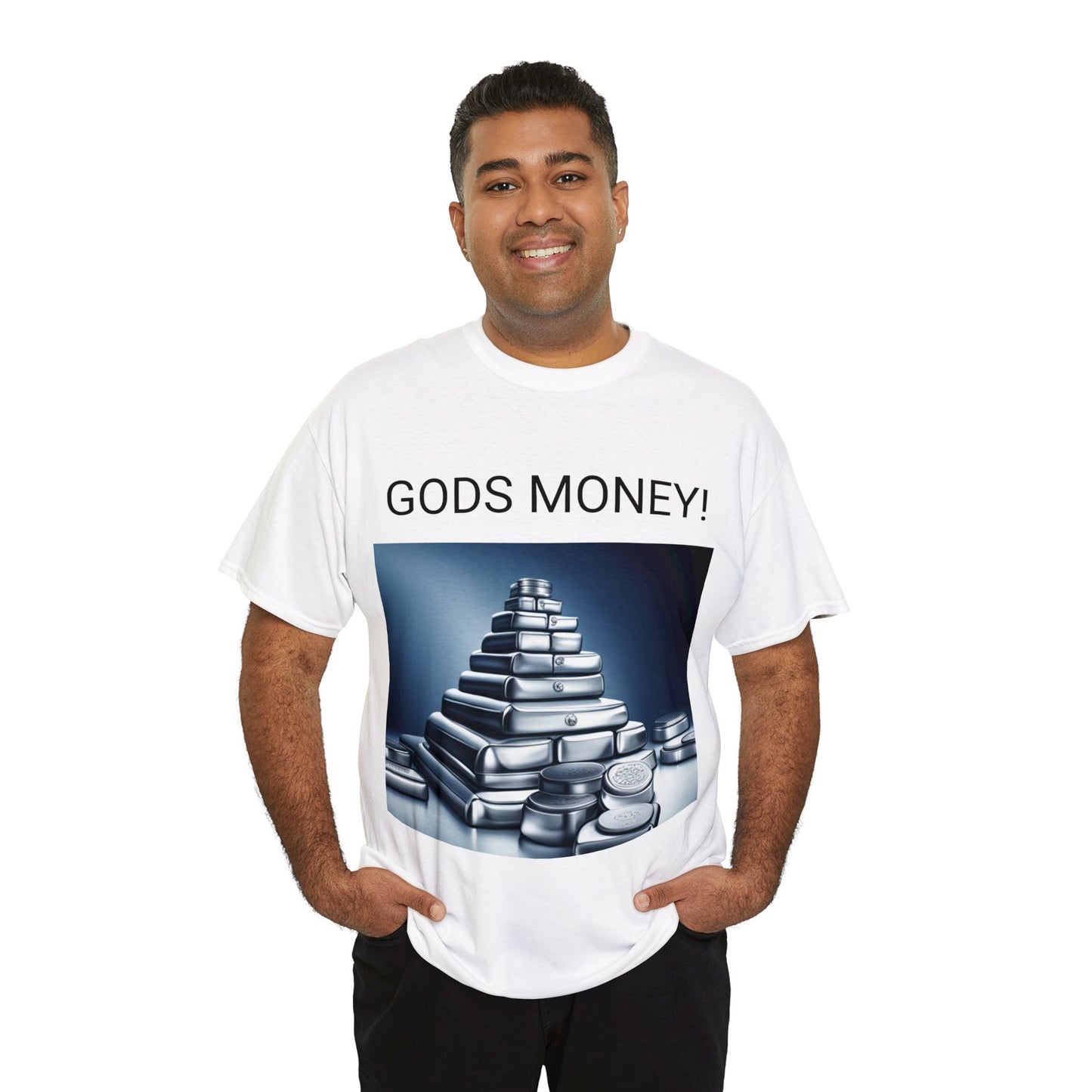 Unisex Heavy Cotton Tee  GODS MONEY!