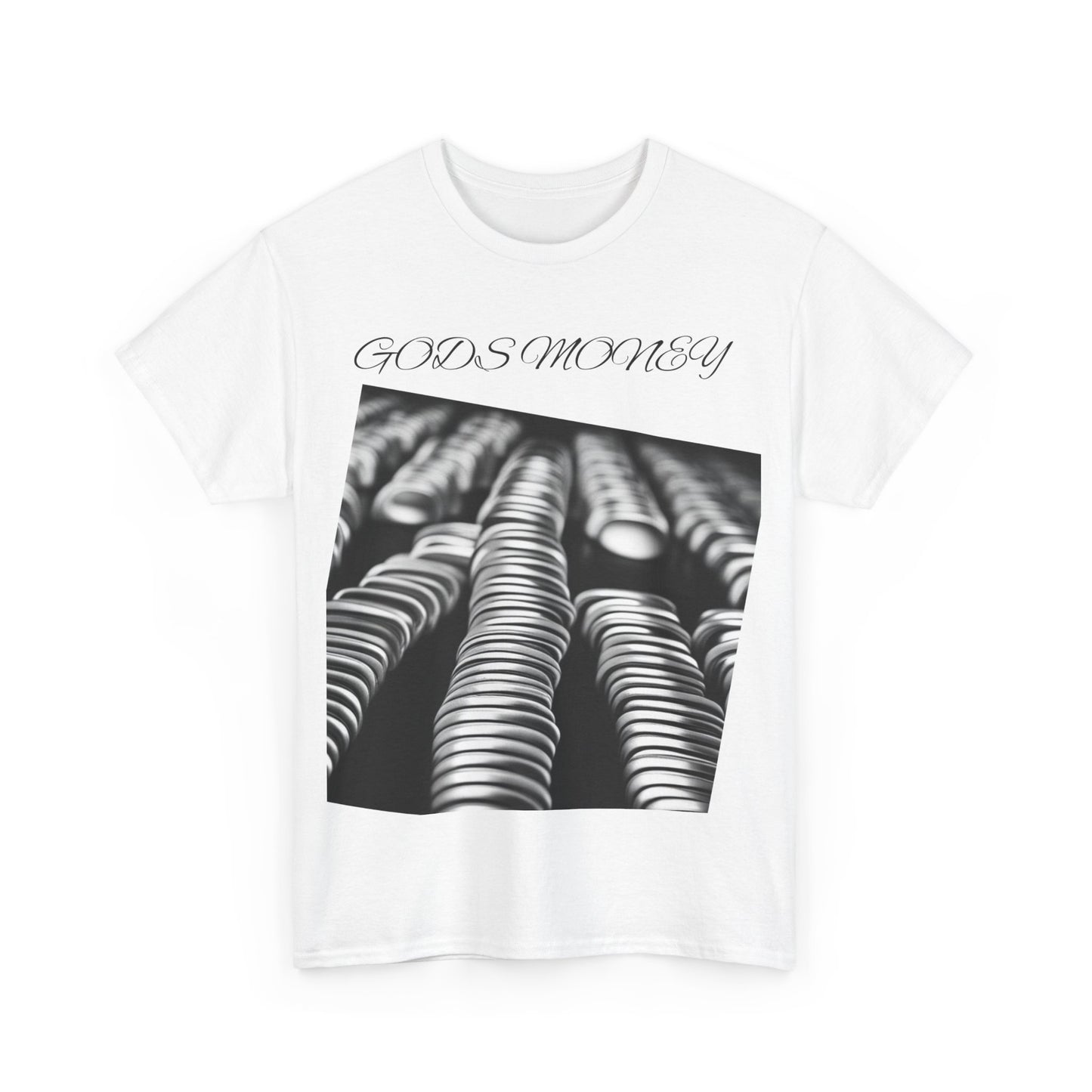 GODS MONEY Silver stacker T Shirt