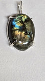 Sterling silver Labradorite pendant 100574