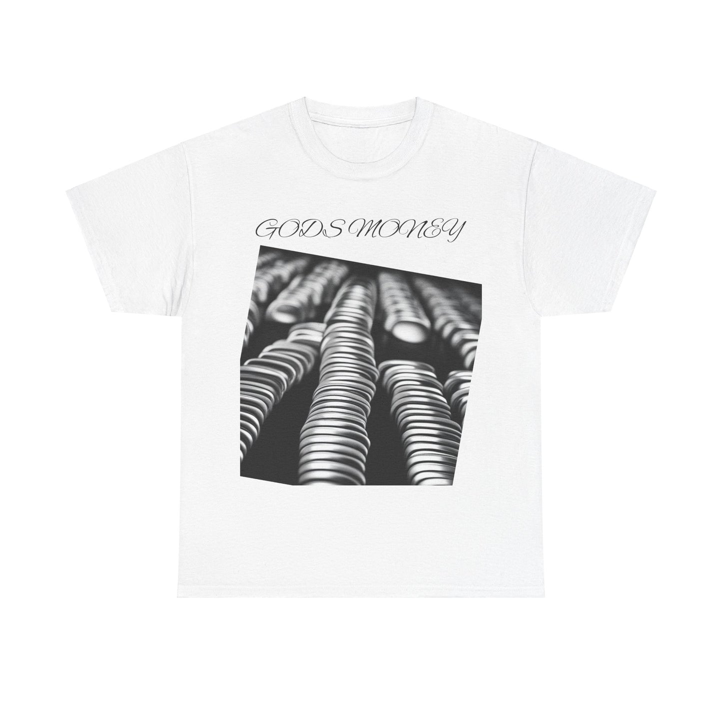 GODS MONEY Silver stacker T Shirt