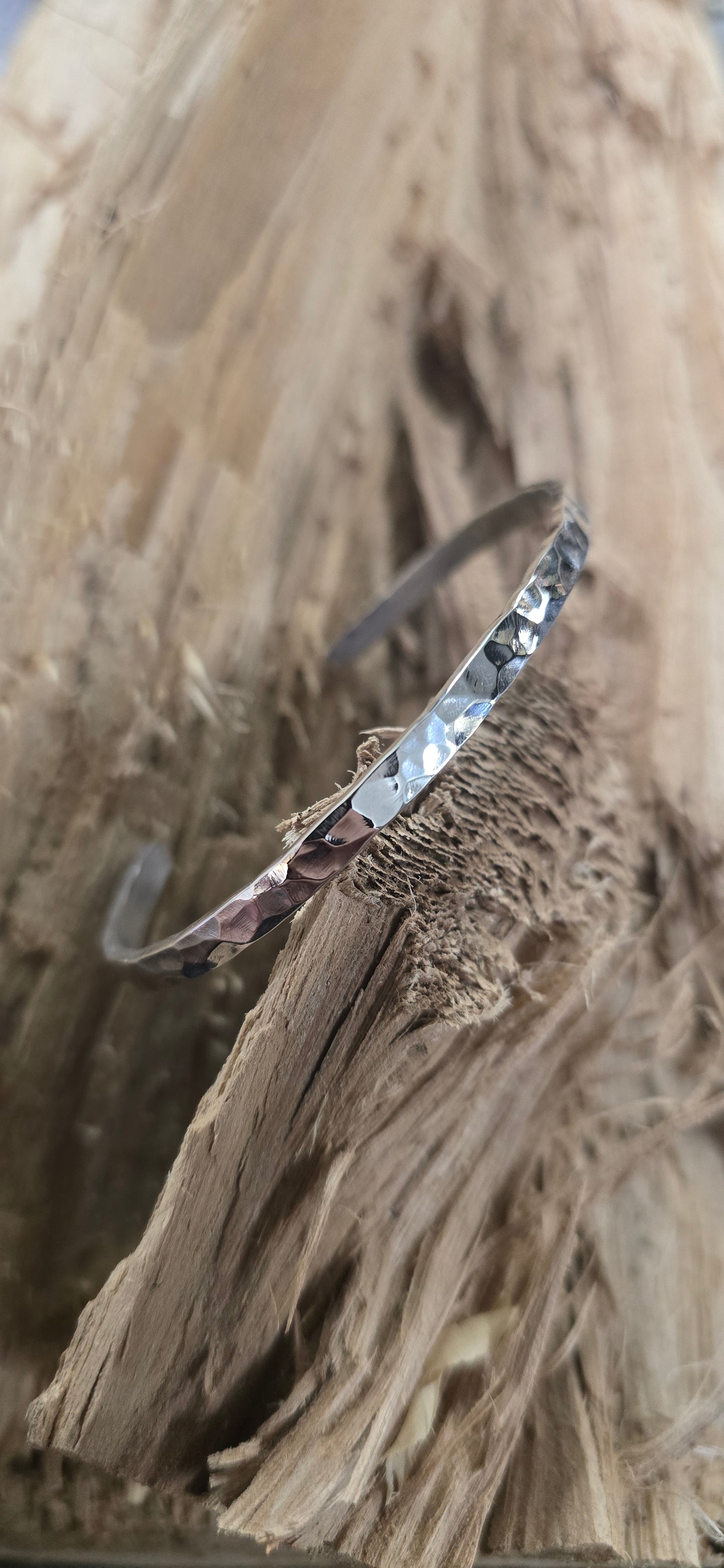 Sterling silver cuff bracelet 7 inch