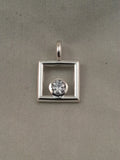 April Keepsake  Sterling silver pendant - Lannan Jewelry