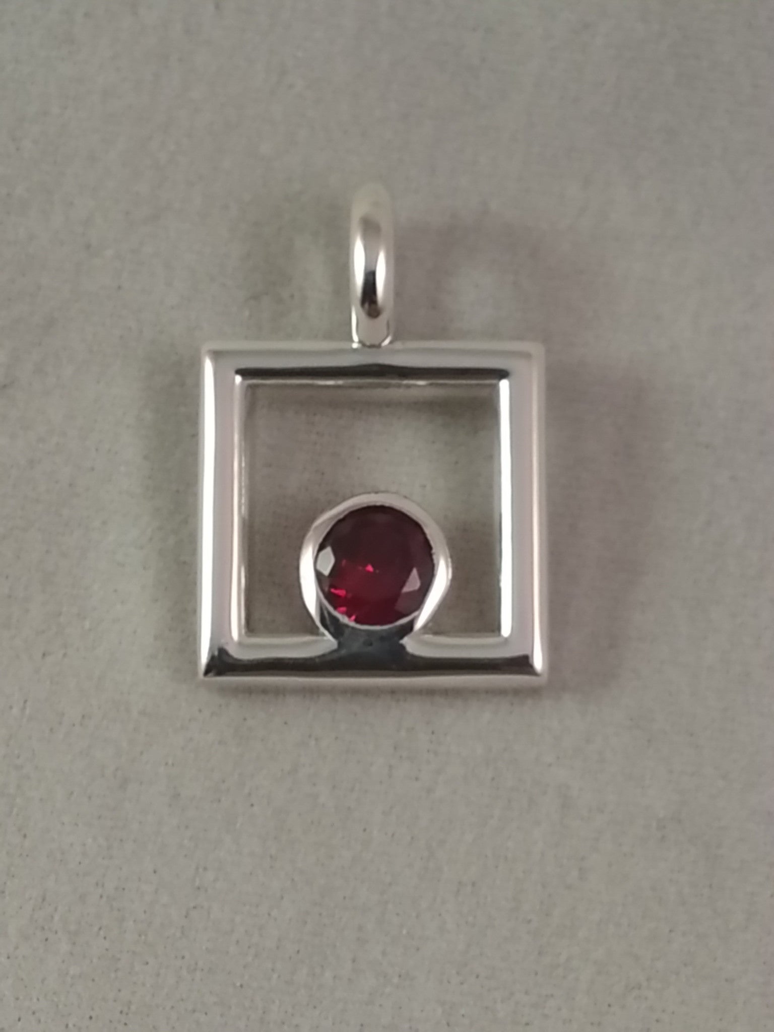 January Keepsake  Sterling silver pendant - Lannan Jewelry