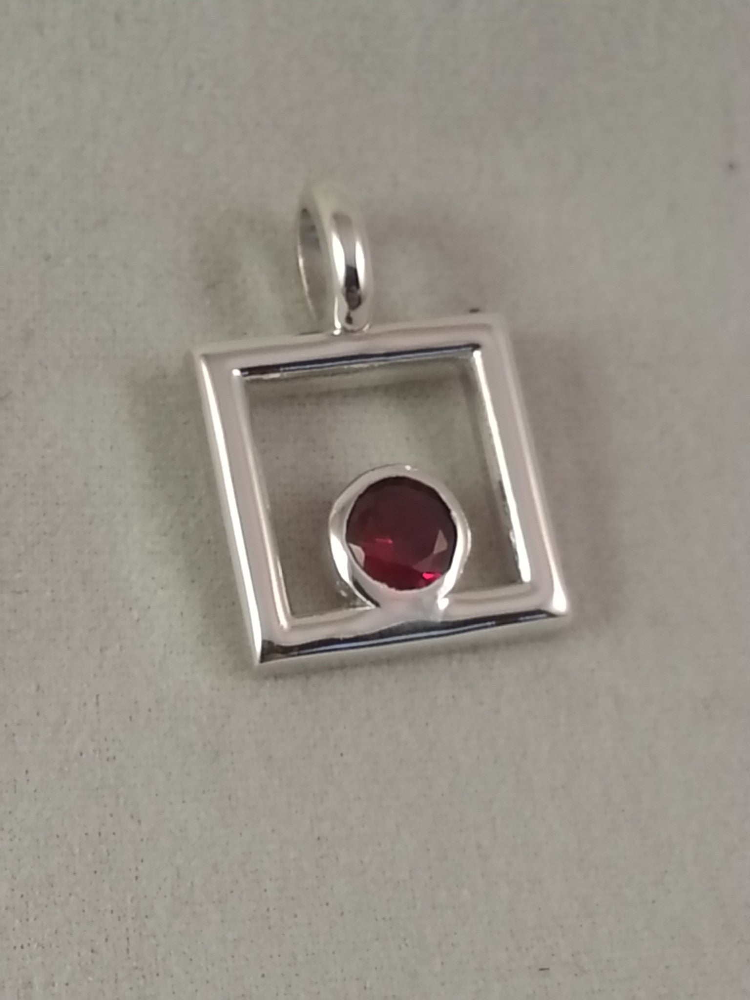 January Keepsake  Sterling silver pendant - Lannan Jewelry